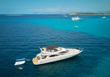 Rent Sunseeker Manhattan 64 Sirius in Ibiza
